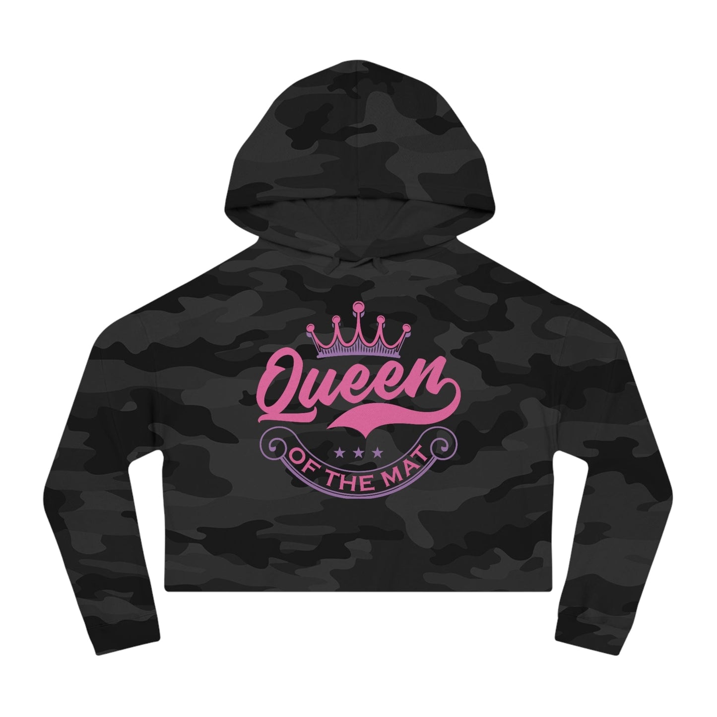 Queen of the Mat Senior Cropped Hoodie