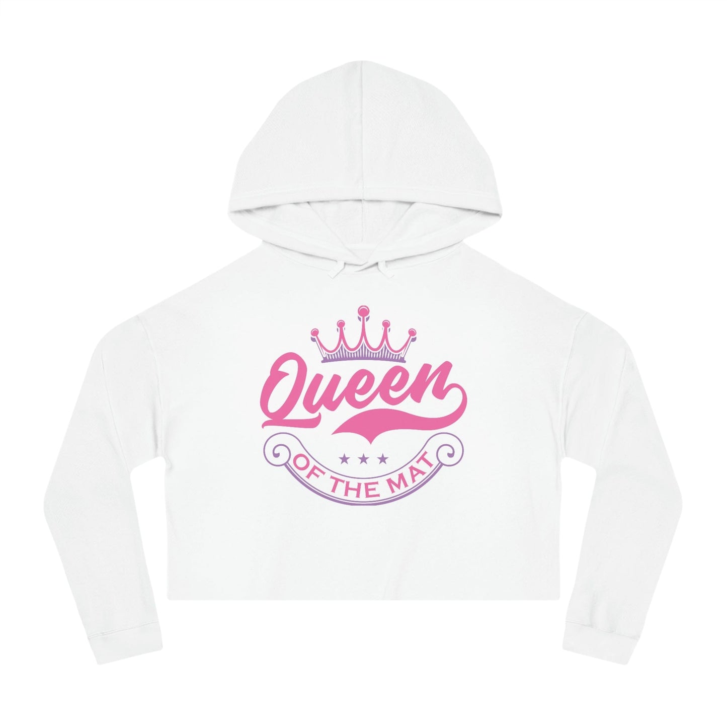 Queen of the Mat Senior Cropped Hoodie