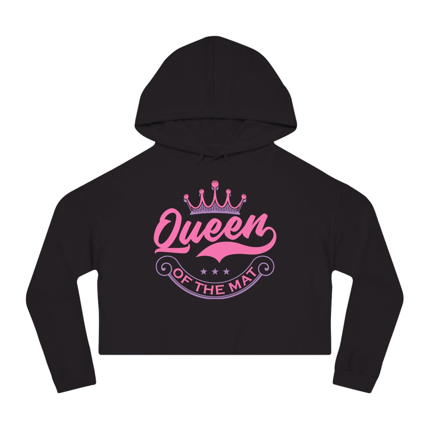 Queen of the Mat Senior Cropped Hoodie