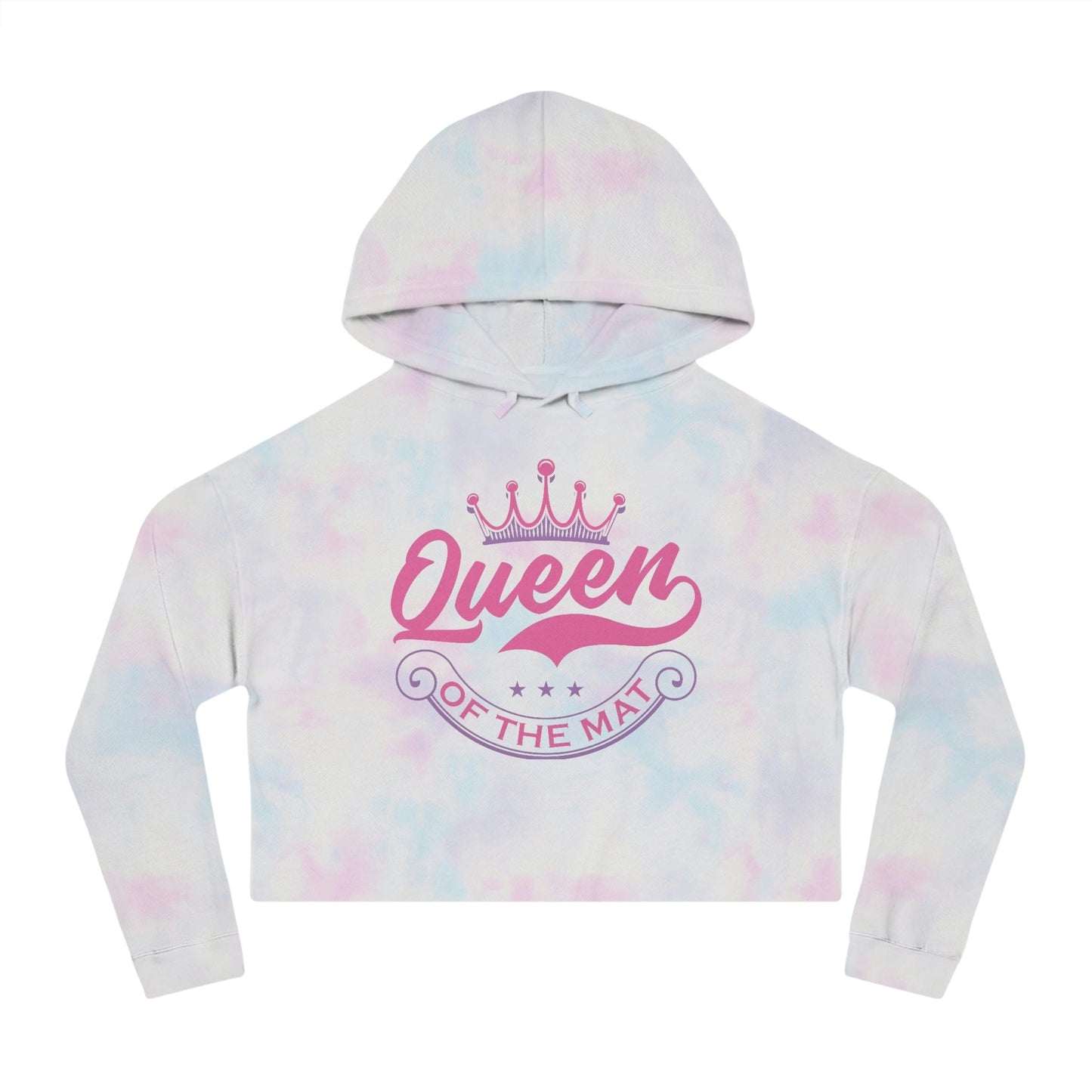 Queen of the Mat Senior Cropped Hoodie