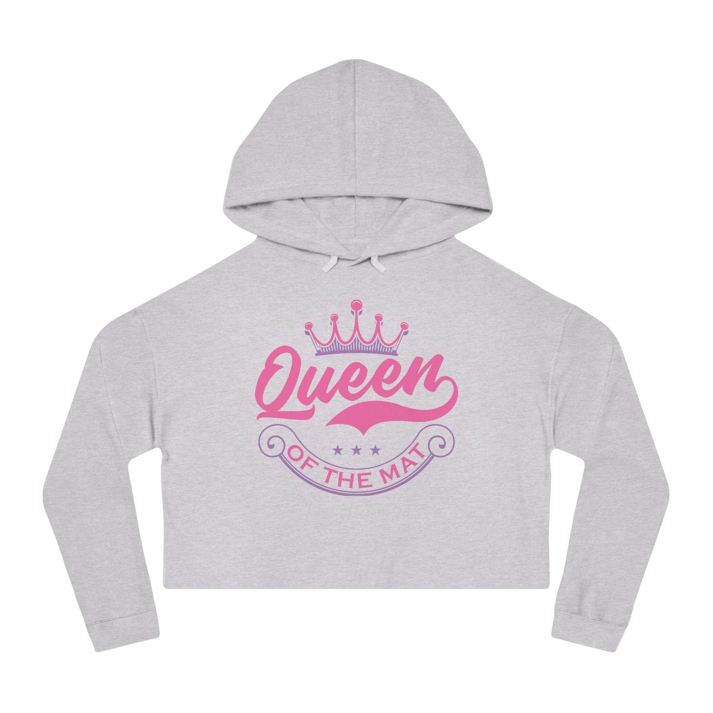 Queen of the Mat Senior Cropped Hoodie